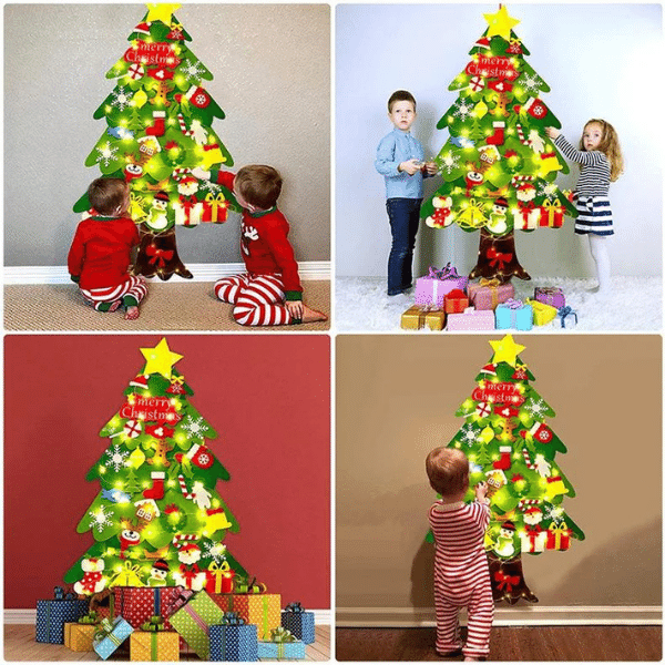 Árbol de Navidad de Fieltro