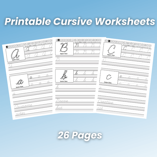 Cursive Worksheets